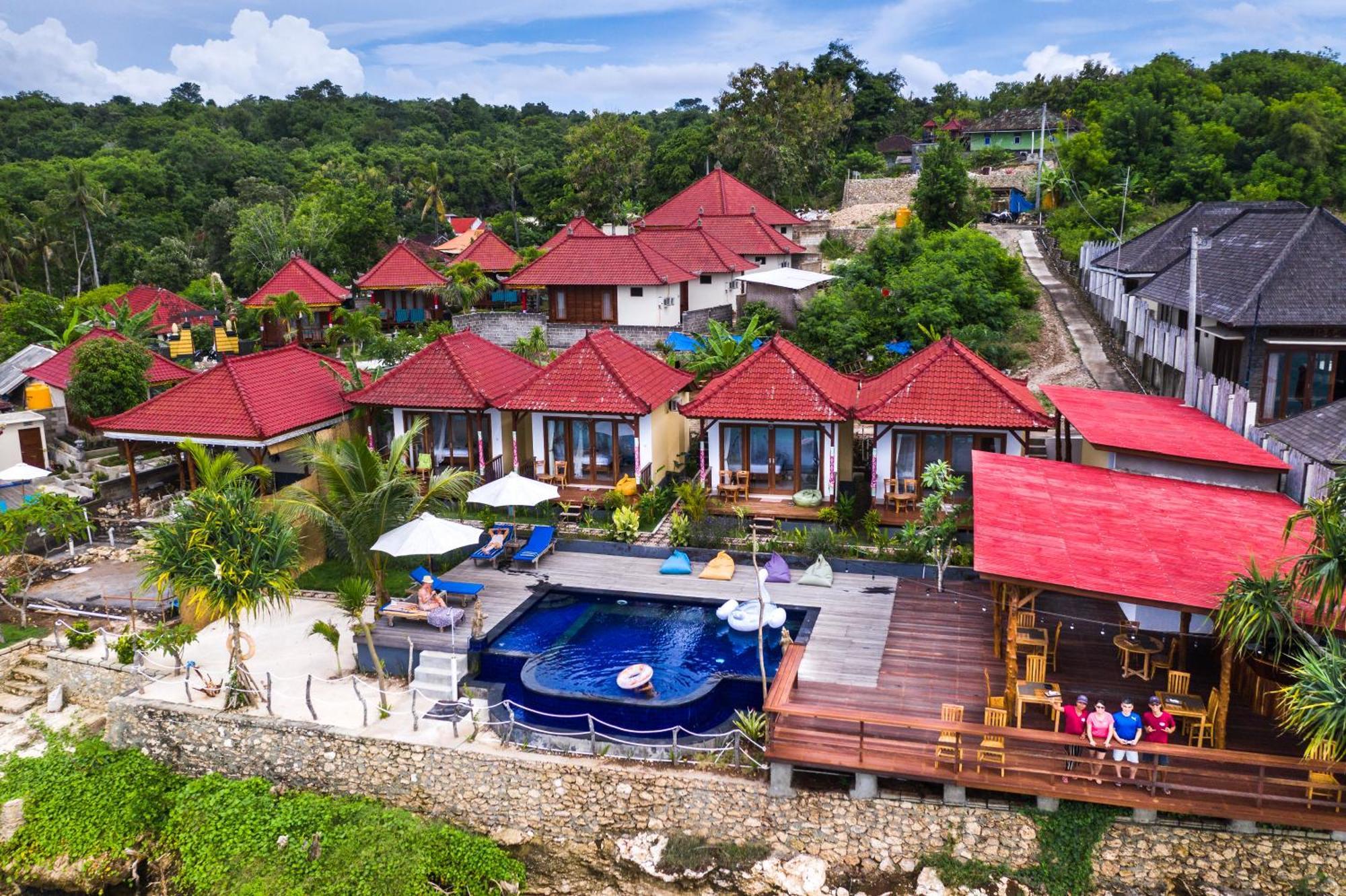 Nusa Veranda Sunset Villas & Restaurant Lembongan Exterior foto